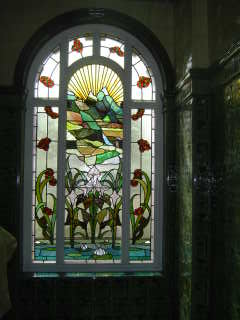 Stained glass in Turkish Baths
