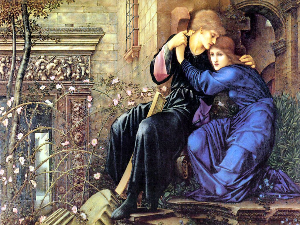 Love among the ruins by Edward Burne-Jones