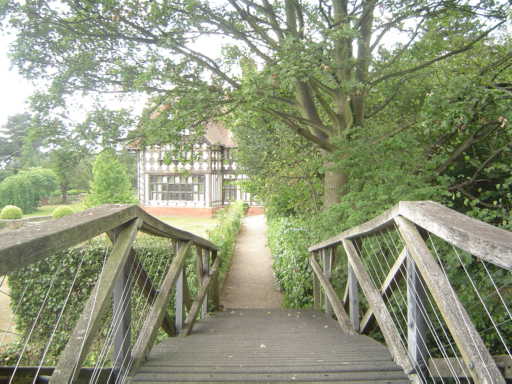 The house from the footbridge